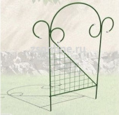 Забор садово-парковый Комбинированный высота 0,9м, длина деления 0,9м стальная труба 10мм