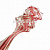 Ветки декоративные (ting ting), 120шт, 20x40 см , цвет красный