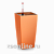 Кашпо Макси-Куби 14,оранжевое,с системой полива
