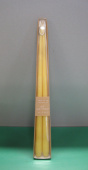 Набор свечей конических (воск), цвет желтый, H-42 см (2 шт) 