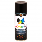 Аэрозольная  краска Monarca термостойкая 520мл, 270г , цвет черный