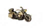 Мотоцикл винтажный 3D, 12х4,5х6,5 см