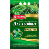 Удобрение Bona Forte гранулированное Хвойное весна-лето с биодоступным кремнием, пакет 5 кг  