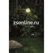 Светильник садовый на солнечной батарее Бабочка, желтый шар