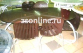Комплект Лотос -кофейный стол+6 стульев