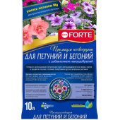 Bona Forte Грунт премиум для петуний, бегоний, пеларгоний и других ампельных, пак. 10 л