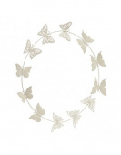 Настенный декор Butterflies 39x36x1,5см, цвет кремовый  