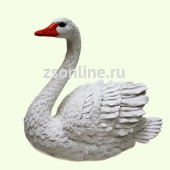 Фигура садовая Лебедь белый ЛБ-01