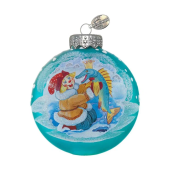 Шар "Емеля и щука", 80 мм., в подарочной упаковке