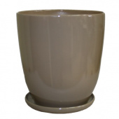Горшок керамический Нова 16х16,5см кофе с молоком