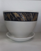 Кашпо керамическое  Венеция  22см роспись