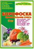 Удобрение ПЕРМАГРОБИЗНЕС борофоска, 3 кг