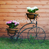 Подставка садовая велосипед