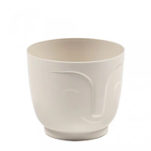 Кашпо пластиковое ATENA 16,5/14см 2,2л хлопок