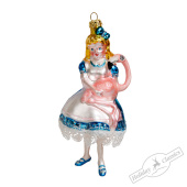 Алиса с фламинго (стекло) 7х5,5х14 см