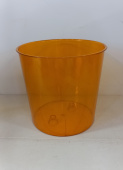 Кашпо пластиковое  Эрика/Джулия для орхидей 1,5л оранжевый