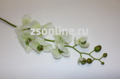 Искусственное растение Фаленопсис белый/зеленый 74 см