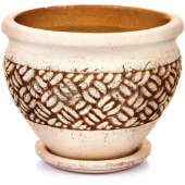 Кашпо шамотное Гера №1, 1437 21,5х20см