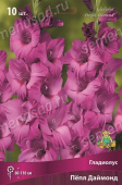 Гладиолус Пёпл Даймонд 10-12/К 10шт