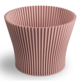 Кашпо Lotos d11; h9см розовый (DARK POWDER PINK) DLO 11