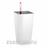 Кашпо Макси-Куби 14,белое,с системой полива