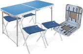 Набор Походной мебели складной (стол и 4 стула) NK-2042