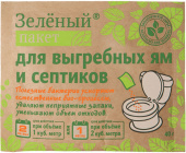Доктор Робик Зеленый пакет для выгребных ям и септиков, 40 г 