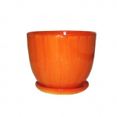 Горшок керамический Барилка  22 х17,5см оранжевый DP1422 R03