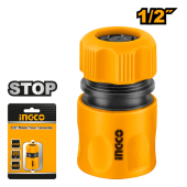 Коннектор INGCO HHCS01121 пластиковый на шланг 1/2"