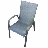 Кресло дачное плетеное 53х43х86 006 серое