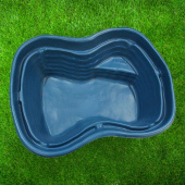 Декоративный садовый пруд V-500л, синий