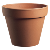 Кашпо теракот VASO STANDARD d17; h14,2 см терра классик с поддоном 011700I