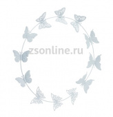 Настенный декор Butterflies 39x36x1,5см, цвет серый 