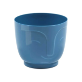Кашпо пластиковое  18,5/16cм 3,1л синий ATENA