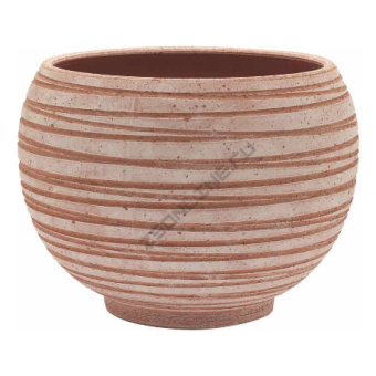 Горшок керамический Olla Rigato d13; h10,0 см терракот