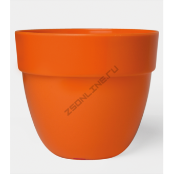 Кашпо ORCHIDEA NOWA d30;h25,2 см 12л оранжевый 387