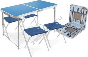 Набор Походной мебели складной (стол и 4 стула) NK-2042