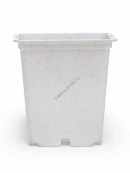 Горшок для рассады 0,5л 9х9х9,5 белый арт. А5501бл