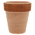 Кашпо теракот VASO ALTO GRAFFIATO 36/40 см терра с поддоном