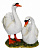Фигура садовая Пара лебедей 18,5х14х19,5 см