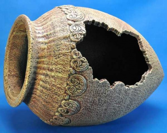 U303 Амфора 60 см Диана (крем)