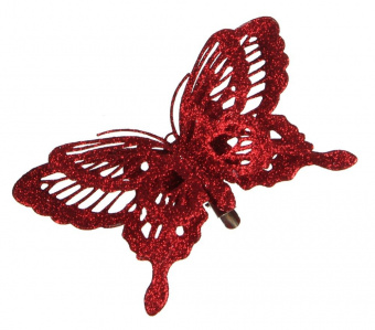 83388(1013809) ДЕКОР БАБОЧКА КРАСНАЯ