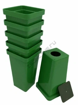 Стаканчик для рассады универсальный 0,3л с вкладышем 12*6,5*6,5см