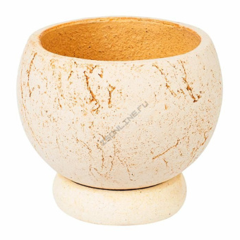 Кашпо шамотное Шар большой 23,5х24см