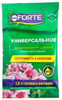 Удобрение BONA FORTE Здоровье.Жидкое универсальное 10 мл пакет