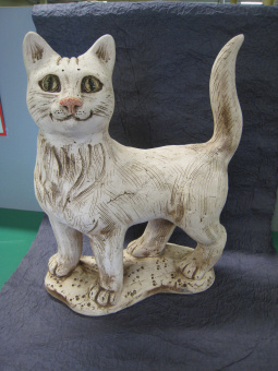 Фигура садовая Кошка Дымка