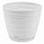 Горшок для цветов пластиковый Бриз (белый) d20 h16,5 см 3,7л