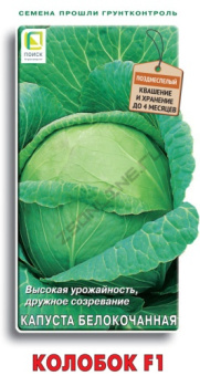 Капуста белокочанная Колобок F1 (ЦВ) 0,2гр