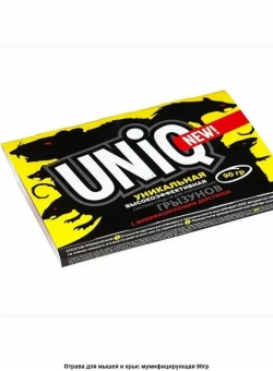 Mini UNIQ система от грызунов 90г (гель 50г+ гранулы 40г)