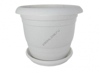 А5280мр Кашпо 47л Топрак мраморное